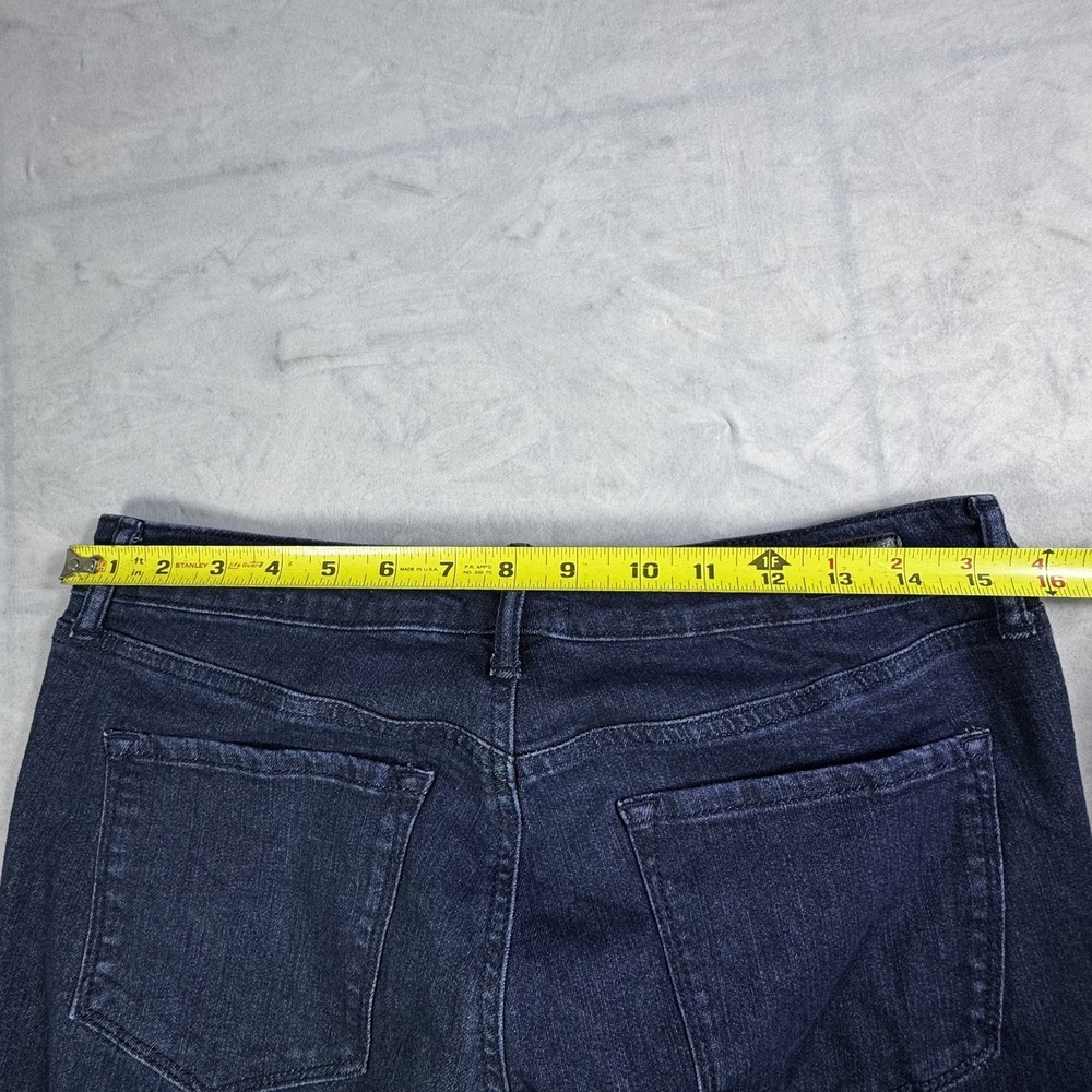 Sofia Jeans Carmen Pintuck Trouser Jeans Womens Blue Denim All Day‎ Comfort 12S - Picture 16 of 16